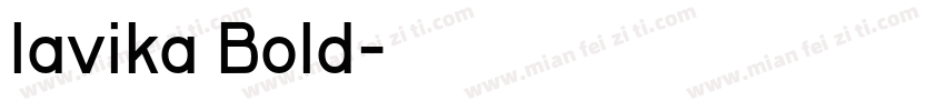 lavika Bold字体转换